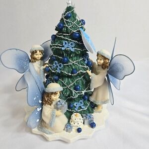 The Snowflake Fairies By Denzine Plays "Let It Snow" LTD Edition #0157 Figurine